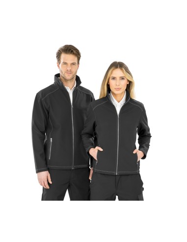 R-R455M-Mens Treble Stitch Softshell Jacket